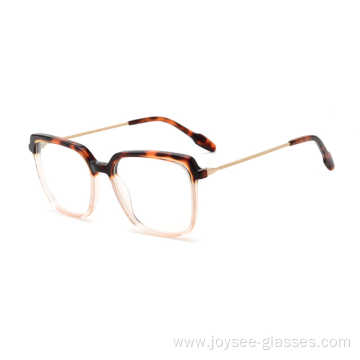 Red Color Combined Metal Frame Broken-resistant Material Optical Eyewear